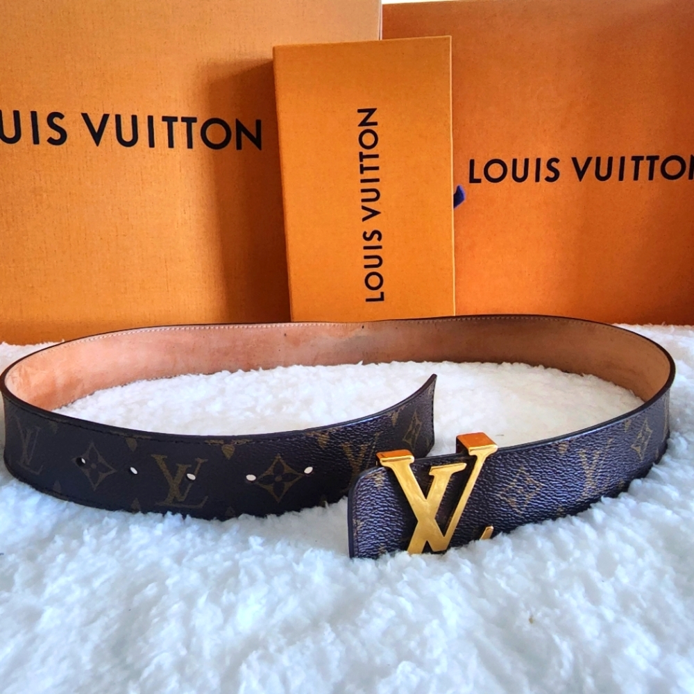 REAL Louis Vuitton Big Buckle Belt!